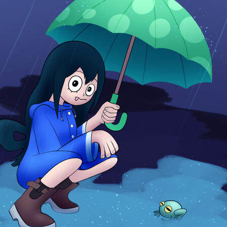 Froggy Froppy Rainy Day