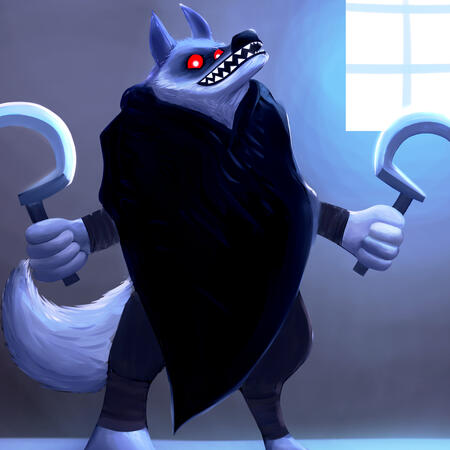 The wolf from Puss in Boots: The Last Wish